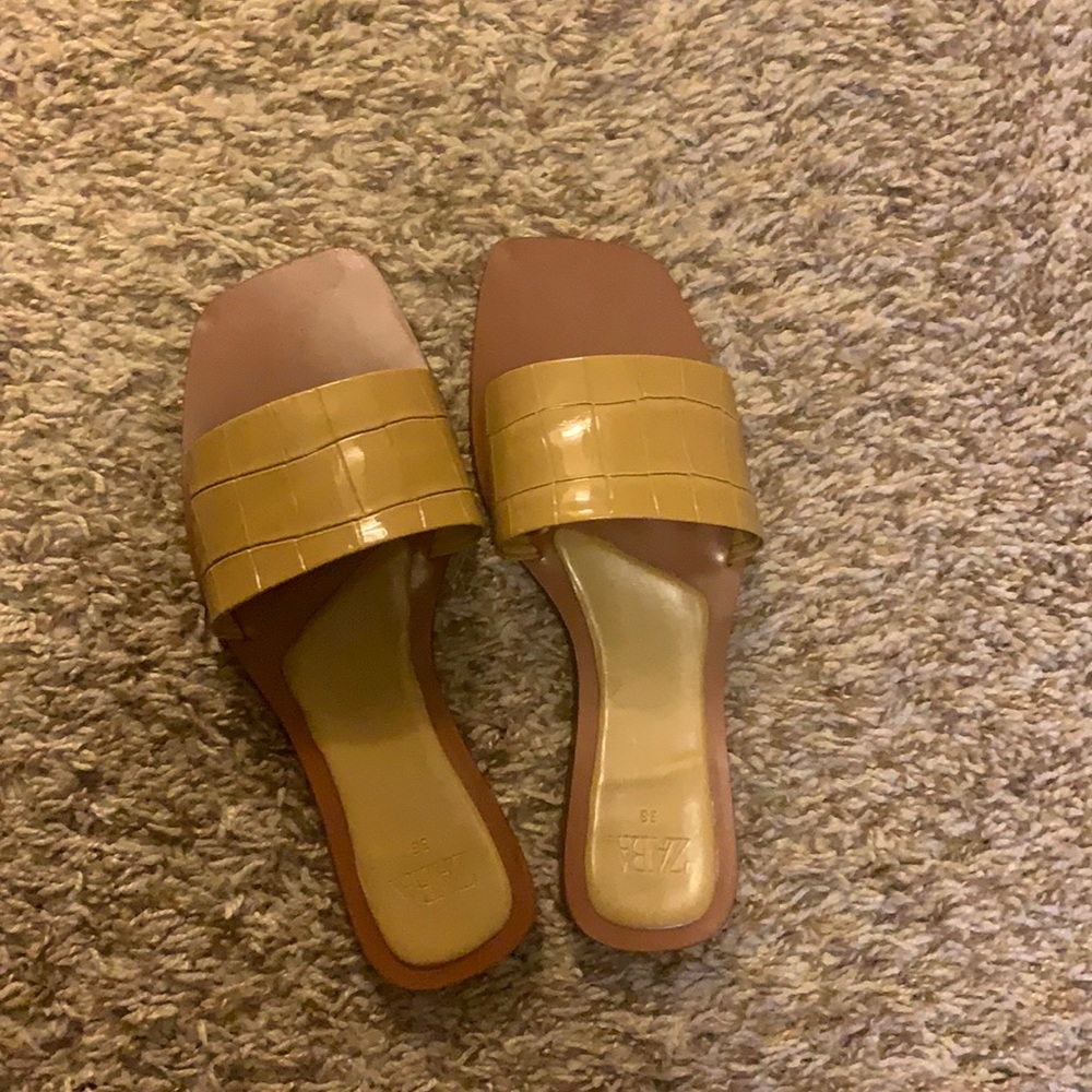 Zara slide sandals